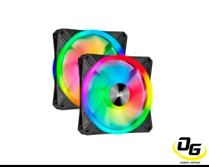2 VENTILADORES CORSAIR QL140 RGB PWM DE 140 MM ICUE RGB